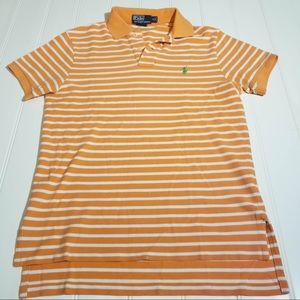 Ralph Lauren Orange Striped Polo